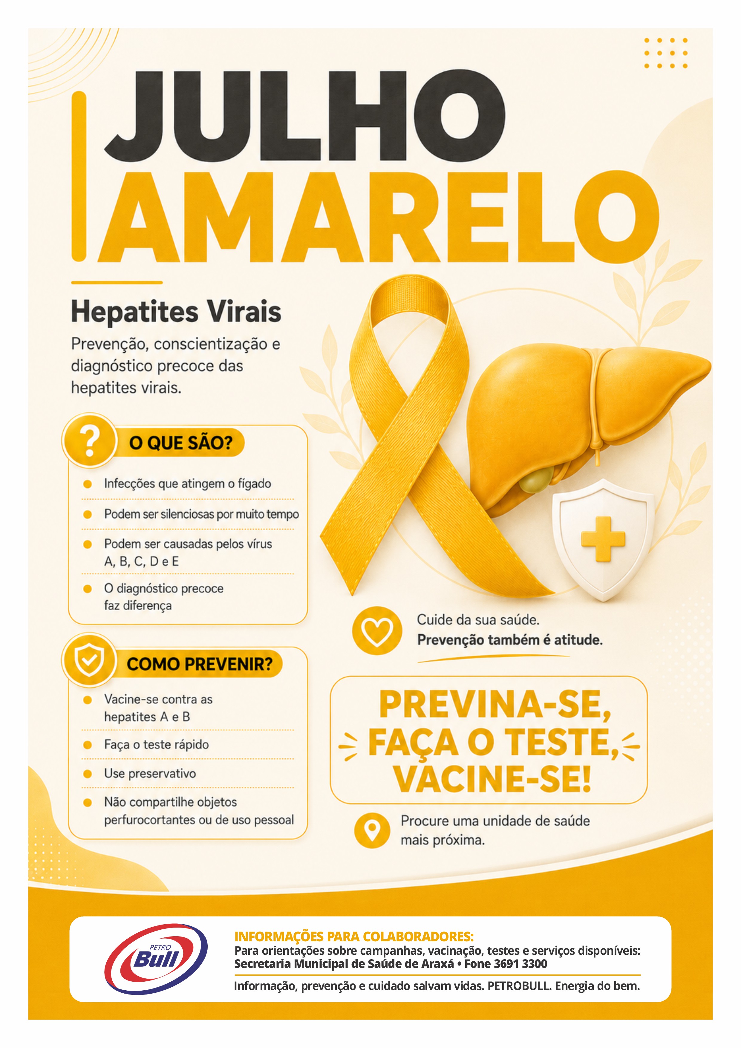 Prêmio: 💛 JULHO AMARELO: PREVENÇÃO, CUIDADO E DIAGNÓSTICO